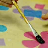 Image for Tissue Paper Stained Glass Art for Spring