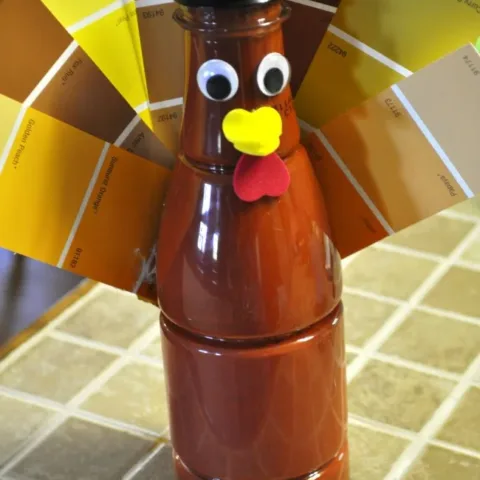 Image for Paint Sample Turkey Craft