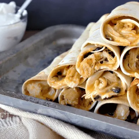 Image for Slow Cooker Chicken Nacho Taquitos