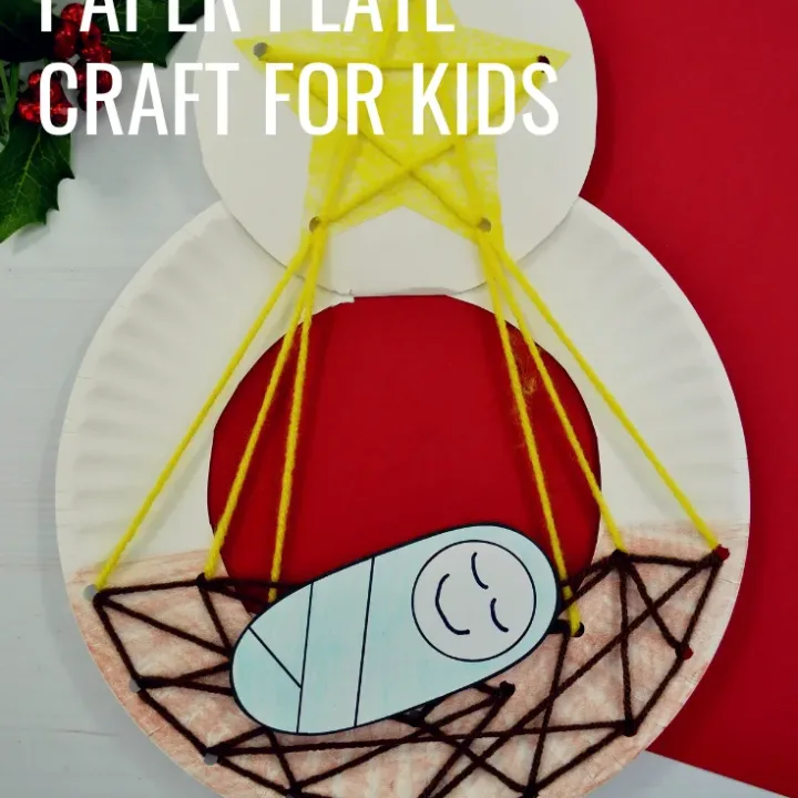 Image for Nativity Lacing Paper Plate