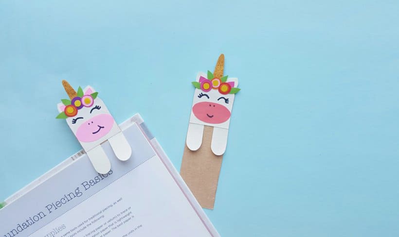 Image for DIY Unicorn Bookmark Craft for Kids