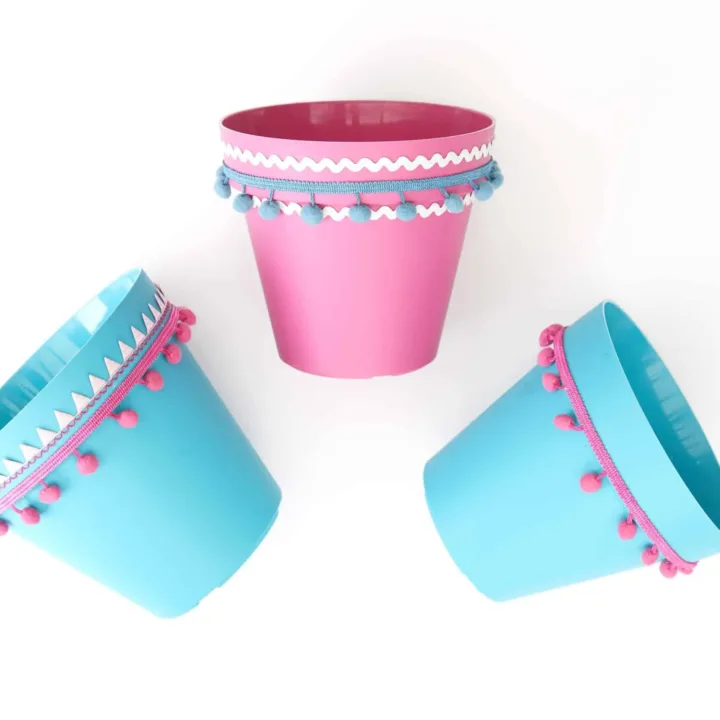 Image for DIY Boho Style Pom Pom Plant Pots