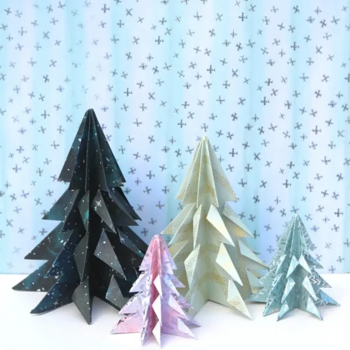 Image for 3D Origami Christmas Trees