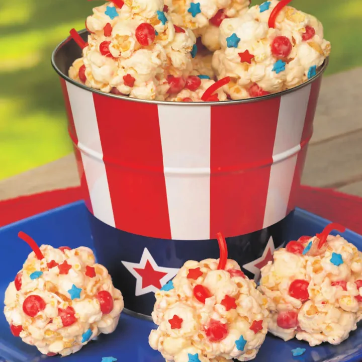 Image for Cinnamon Candy Popcorn Balls