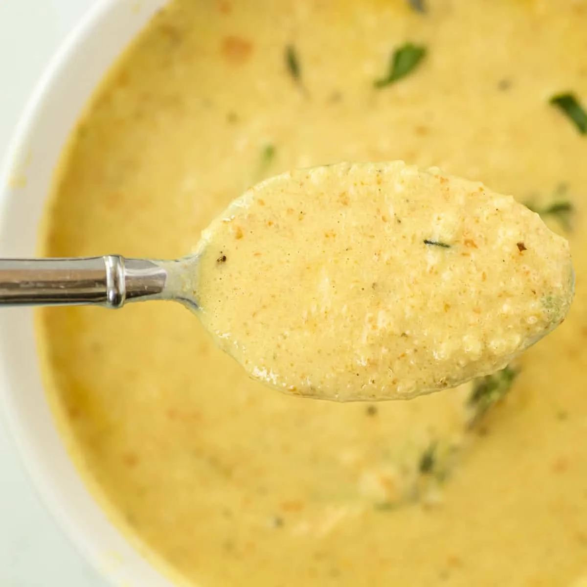 Image for Low Carb Cauliflower Soup with Roasted Garlic
