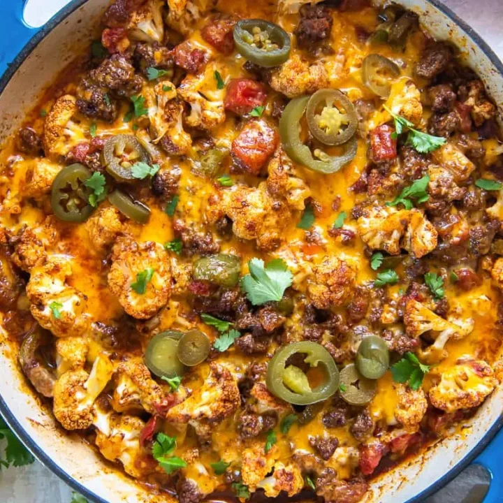 Image for Cauliflower Beef Taco Skillet