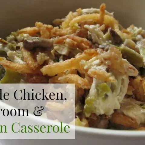 Image for Homemade Chicken, Mushroom and Green Bean Casserole Recipe