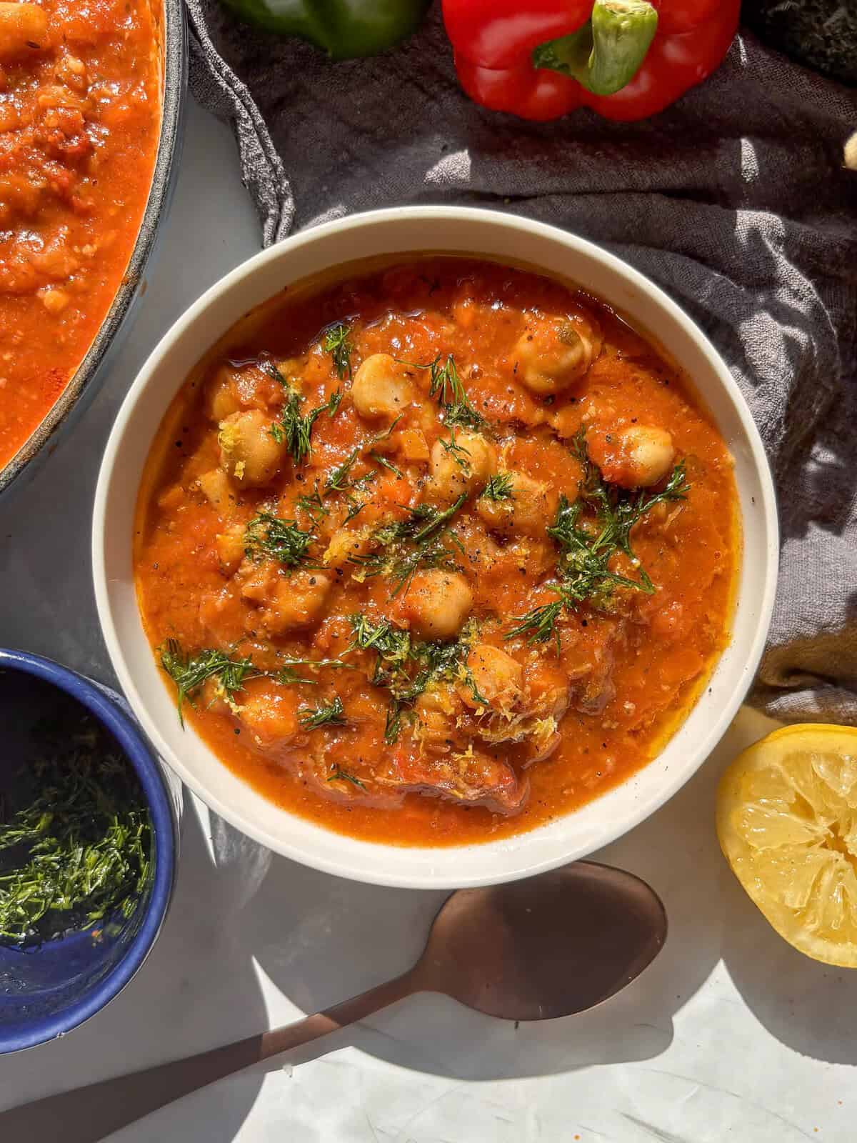 Image for Mediterranean Chickpea Soup