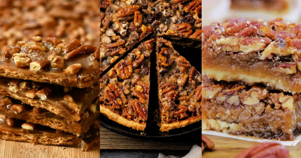 These pecan pie recipes blend rich, nutty flavor with creative variations that take this classic dessert to a whole new level.
