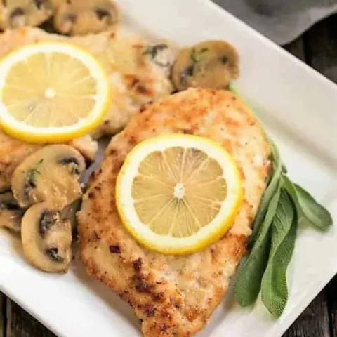 Image for Creamy Chicken Marsala with Herbed Mushrooms
