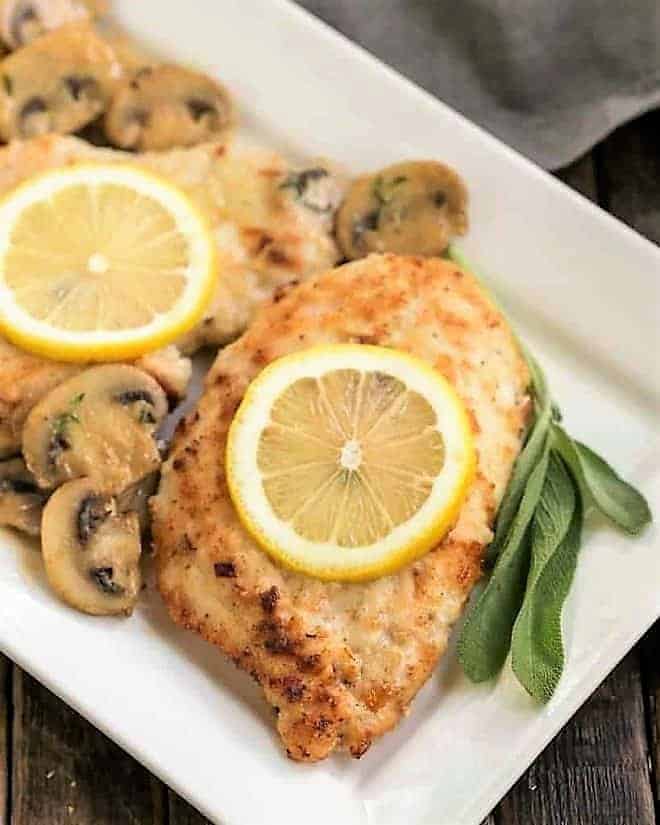 Image for Creamy Chicken Marsala with Herbed Mushrooms