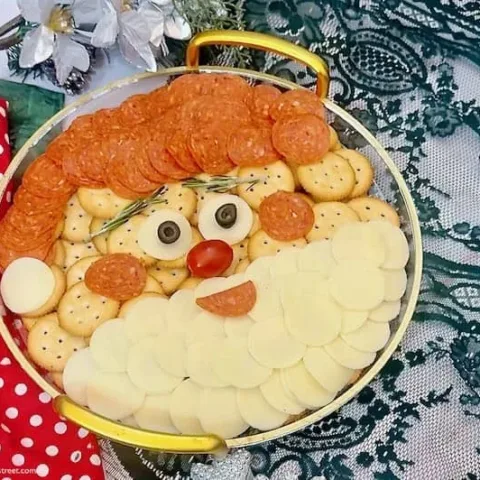 Image for Santa Clause Christmas Charcuterie Board
