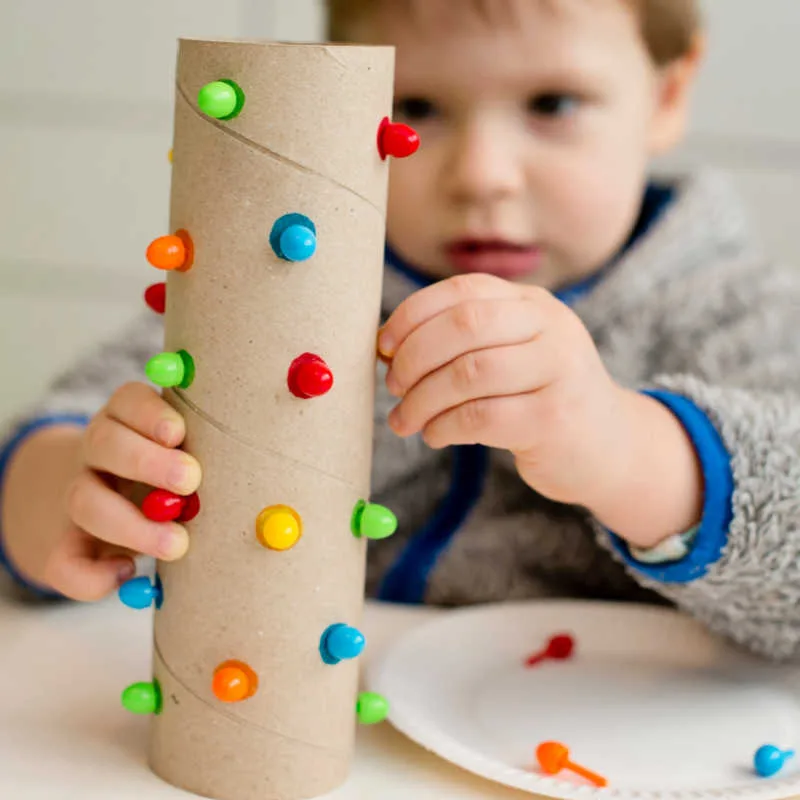 These activities pair perfectly with the Color Matching Fine Motor Activity -- a focused, hands-on experience where toddlers strengthen skills through repetition and discovery.