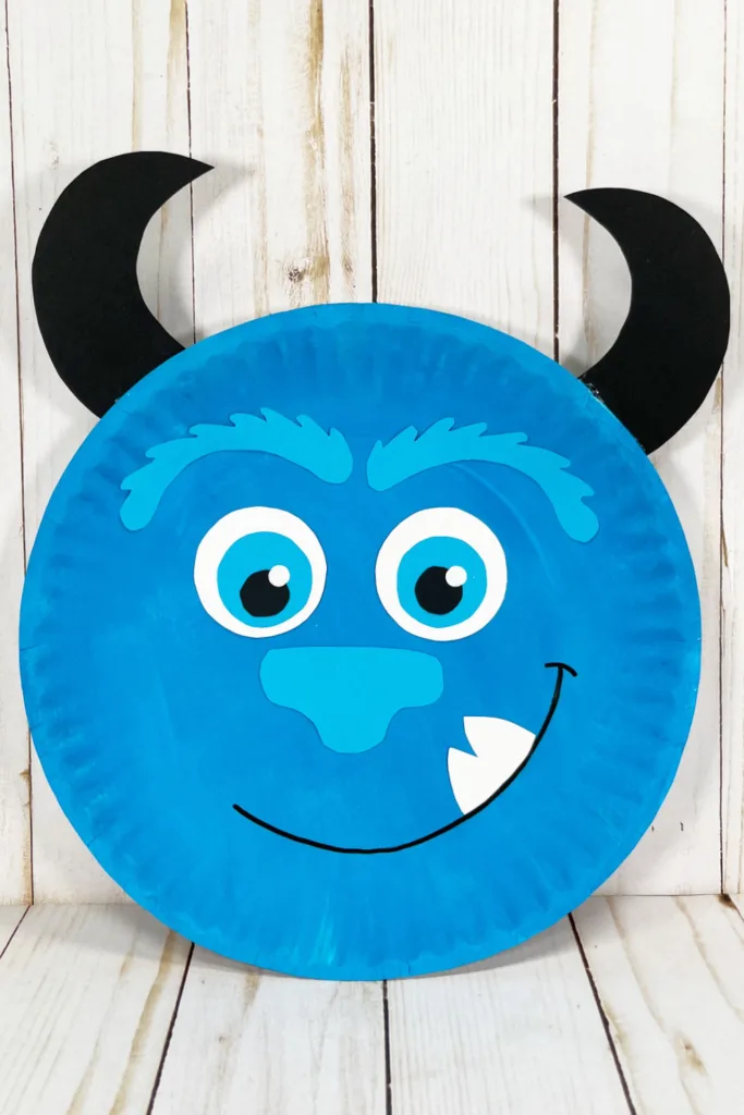 This Monsters Inc. craft is a fun and engaging way to build creativity, fine motor skills and imaginative play through character-based crafting.