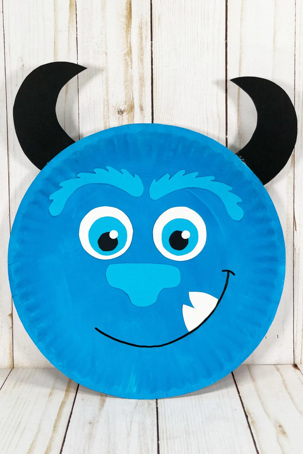 Monsters Inc Paper Plate Craft for Kids