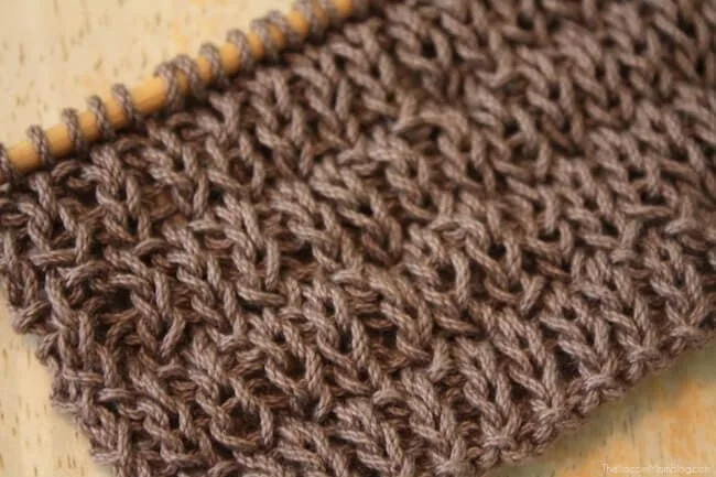 Image for Super Easy Knitted Dishcloth (with Free Pattern)