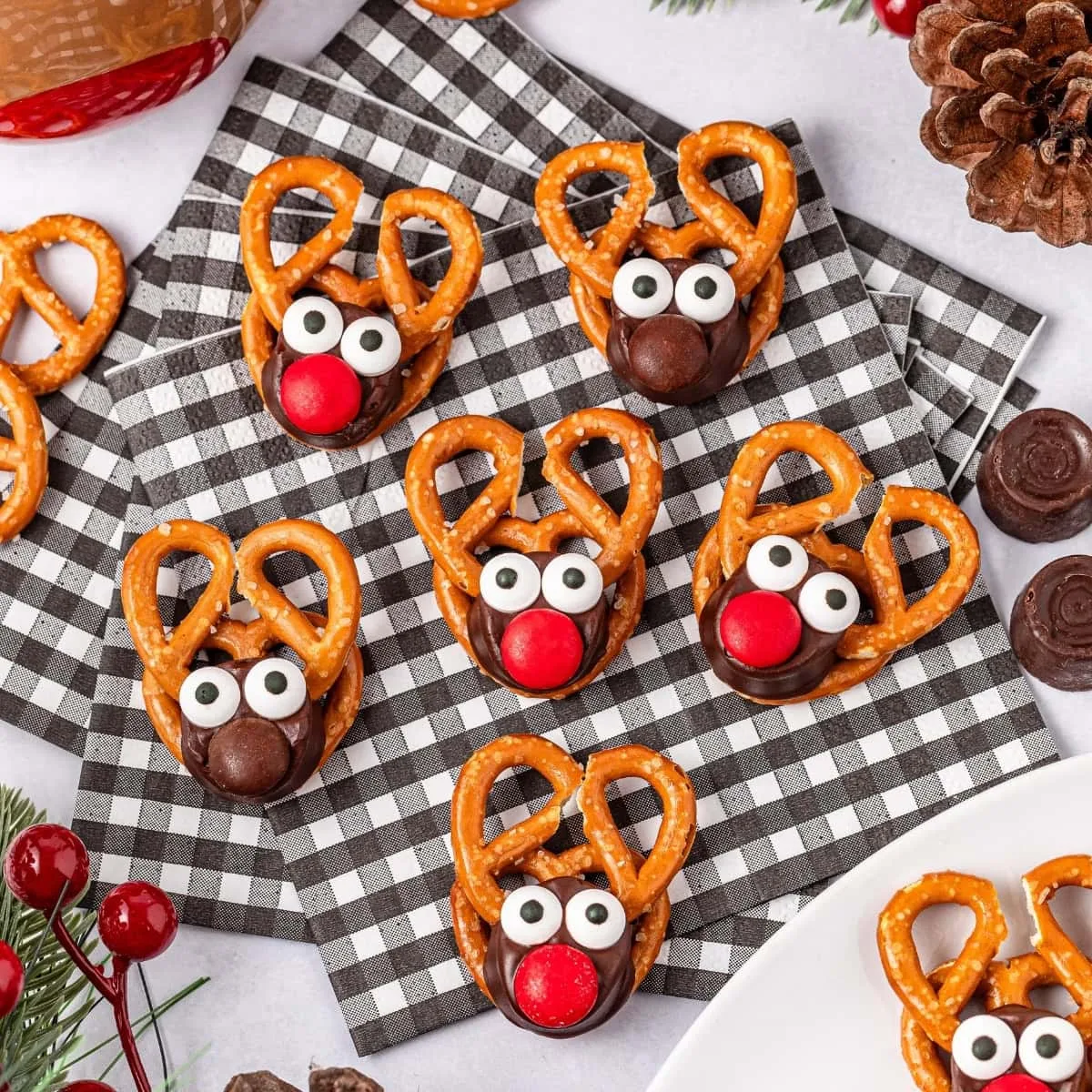 Image for Easy Reindeer Rolo Pretzels