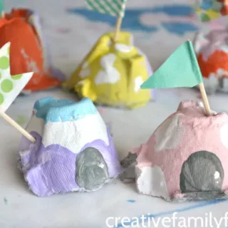 Image for Egg Carton Fairy House Craft