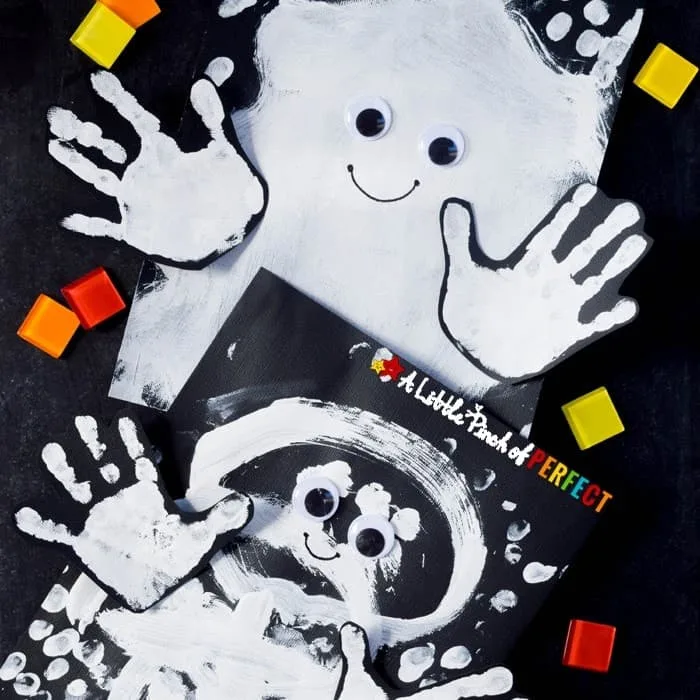 Image for Happy Halloween Ghost: Handprint Kids Craft
