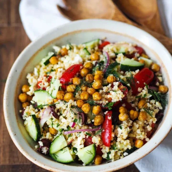 Image for Mediterranean Millet Salad with Crispy Chickpeas