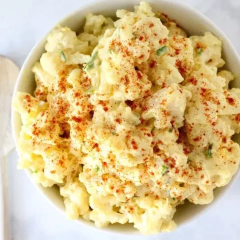 Image for Cauliflower Potato Salad – Easy Low Carb Recipe