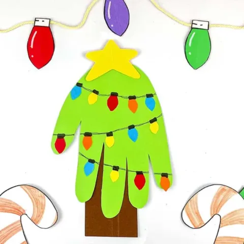 Image for Keepsake Handprint Christmas Tree Craft