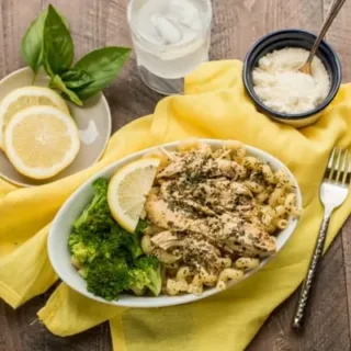 Image for Slow Cooker Lemon Pesto Chicken {Freezer Meal Friendly}