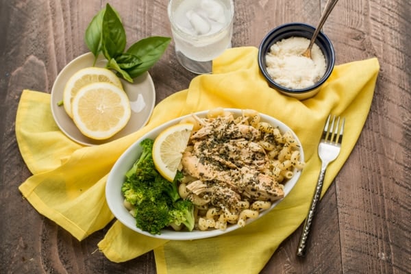 Image for Slow Cooker Lemon Pesto Chicken {Freezer Meal Friendly}