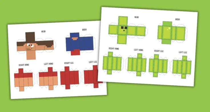 Image for 3D Minecraft Paper Dolls
