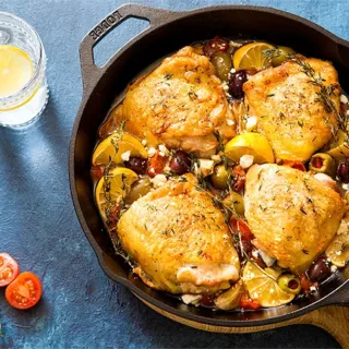 Image for Mediterranean Chicken Thighs Recipe