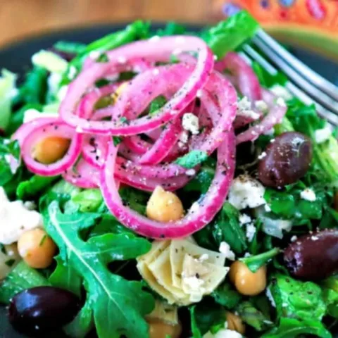 Image for Chopped Mediterranean Salad with Arugula