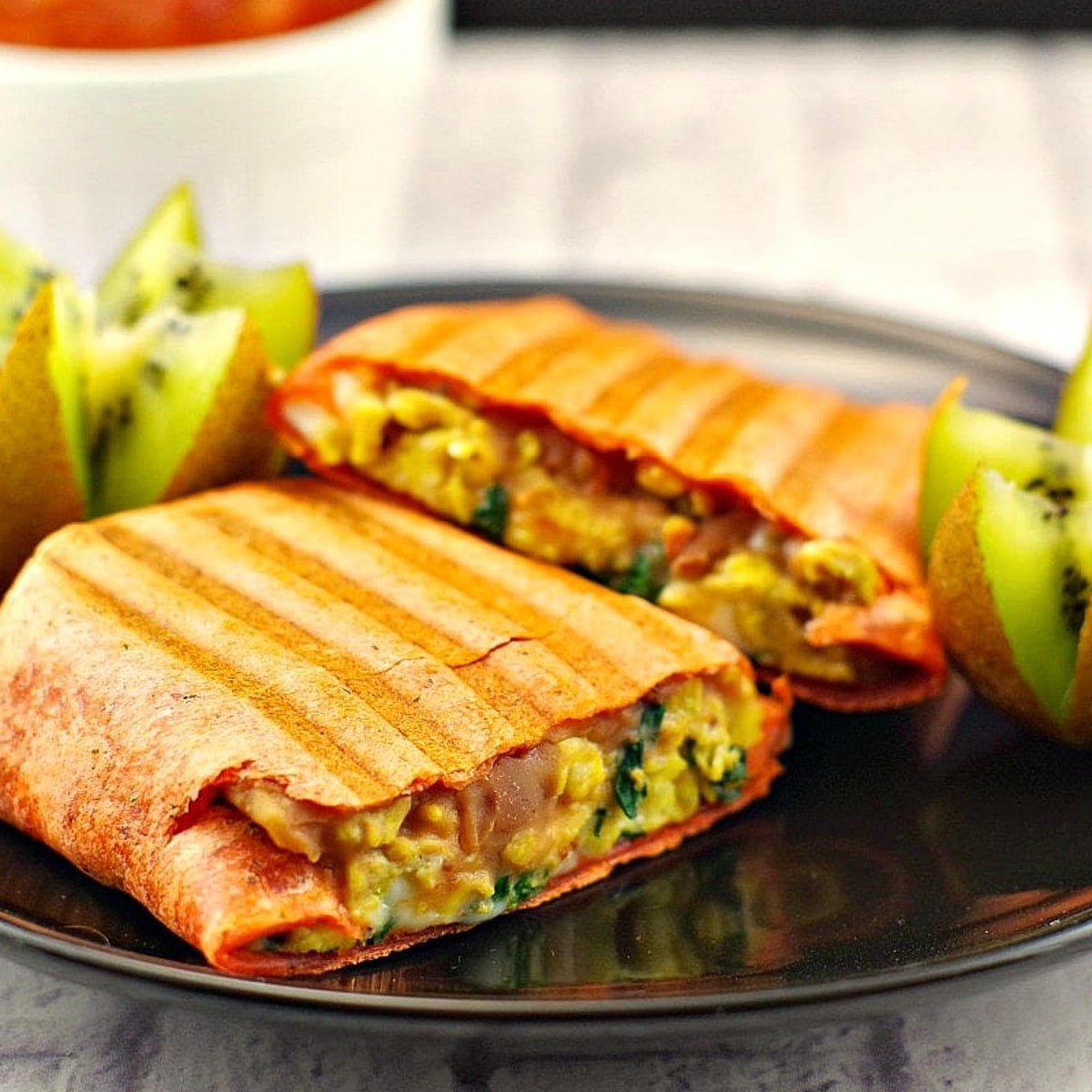 Image for Mediterranean Breakfast Burritos (Vegetarian)