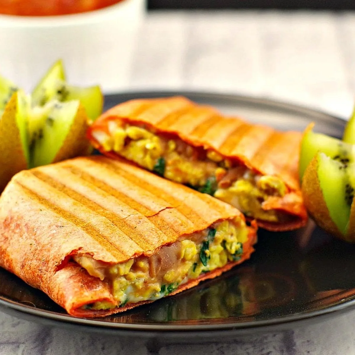 Image for Mediterranean Breakfast Burritos (Vegetarian)