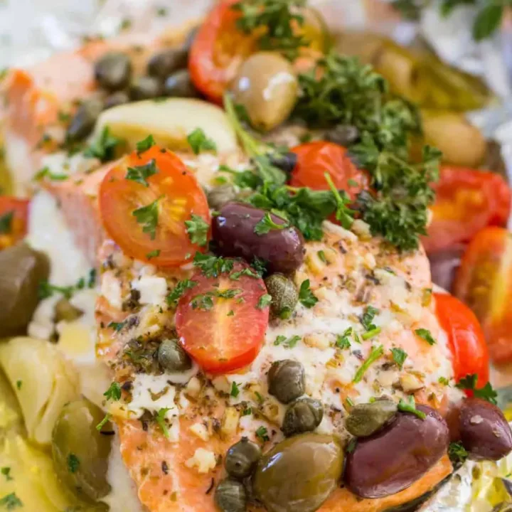 Image for Mediterranean Salmon Foil Packets