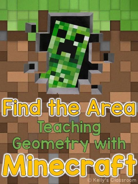 Image for Minecraft Math Find the Area