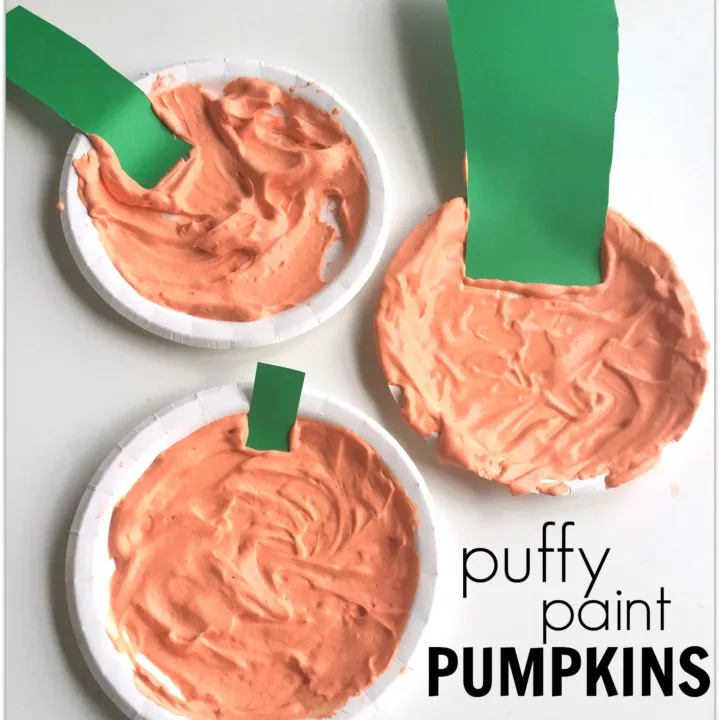 Image for Puffy Paint Pumpkin Craft