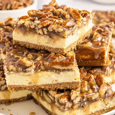 Image for Pecan Pie Cheesecake Bars Recipe