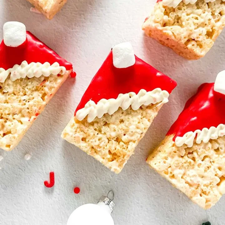 Image for Santa Hat Christmas Rice Krispie Treats