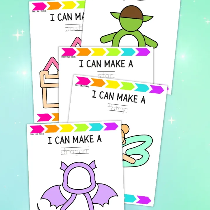 Image for Free Printable Fairy Tale Playdough Mats
