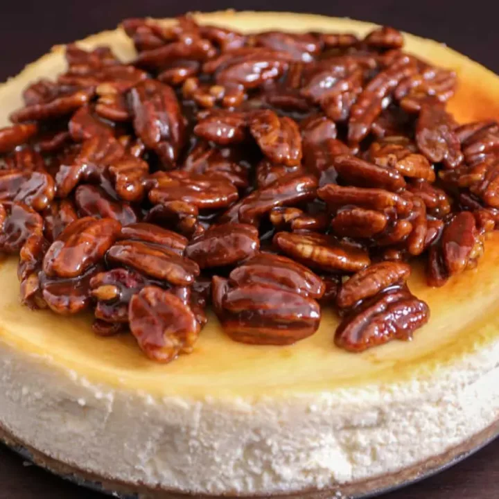 Image for Easy Caramel Pecan Cheesecake