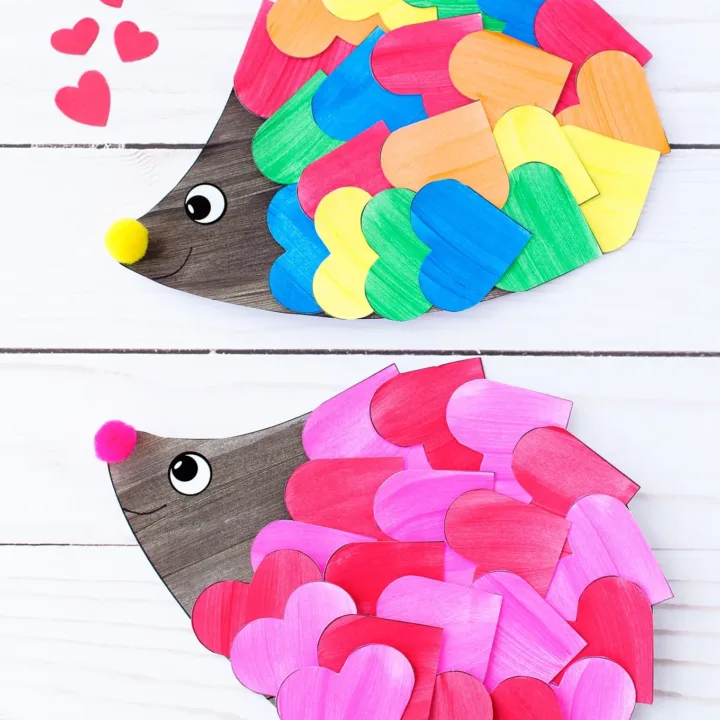 Image for Valentine Hedgehog Craft for Kids