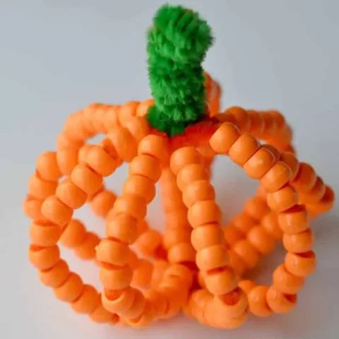 Image for Beaded Pumpkin Craft for Kids