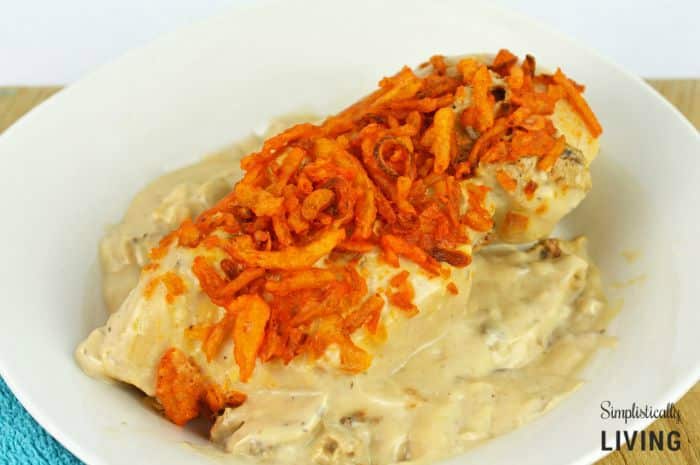 Image for 3-Ingredient Cheddar Cream of Mushroom Chicken