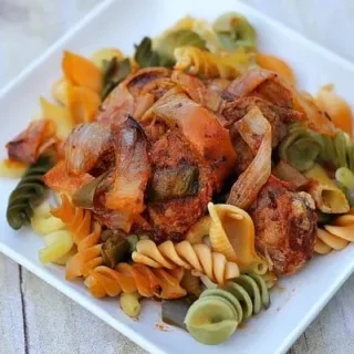 Image for Crockpot Recipe Chicken Sausage and Peppers
