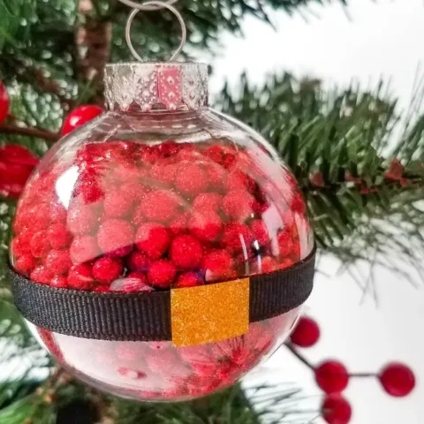 Image for Santa Ball Ornament Craft