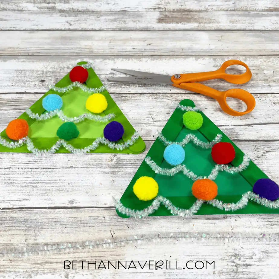 Image for Christmas Tree Popsicle Stick Craft
