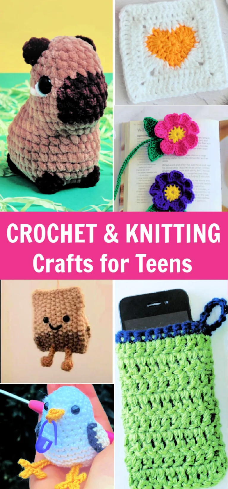 Crochet and Knitting Crafts for Teens