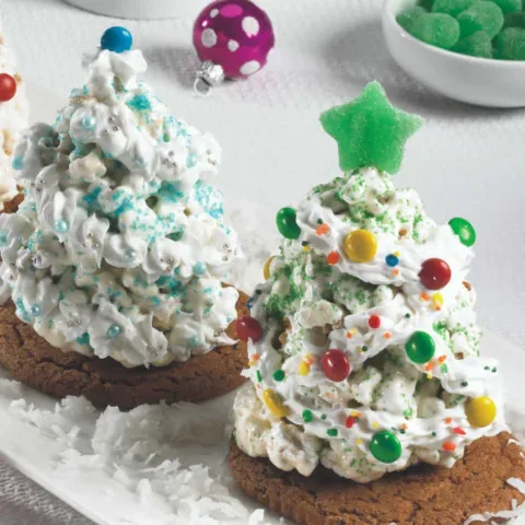 Image for Edible Christmas Popcorn Tree Craft