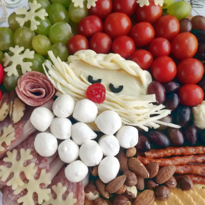 Image for Santa-Themed Charcuterie Board