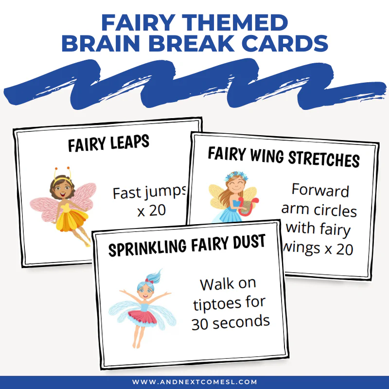 Image for Fairy Themed Brain Break Cards